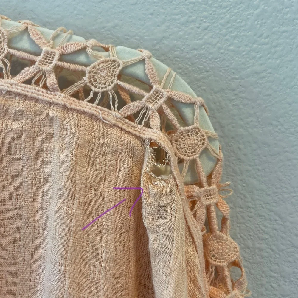 Free People Runaway Crochet Blouse - Picture 4 of 9